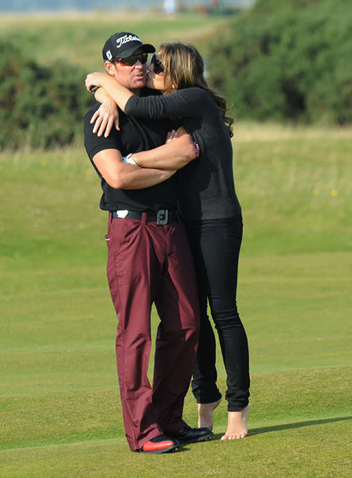 Liz Hurley and Shane Warne