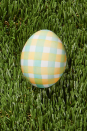 <p>Nothing says spring like a cheerful gingham pattern. Use watercolor paints and a flat-tipped paintbrush, along with paint in any custom colors of your choosing, to get the look on a white egg. </p><p><em><a href="https://www.countryliving.com/diy-crafts/g26518694/egg-painting-techniques/" rel="nofollow noopener" target="_blank" data-ylk="slk:Get more ideas from Country Living;elm:context_link;itc:0;sec:content-canvas" class="link ">Get more ideas from Country Living</a> </em></p>