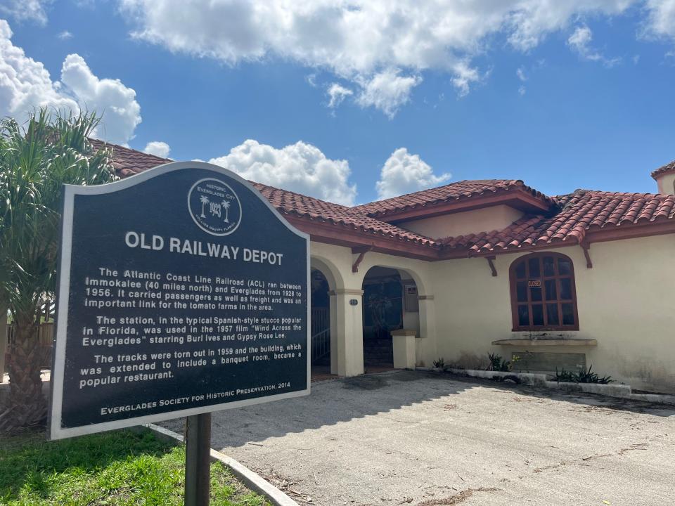 Everglades City's old Railroad Depot building has been sitting in disrepair since 2019. Mayor Howie Grimm Jr. and city council members want action now; owner Bill Odrey says he is determined to save the building but need money and time.