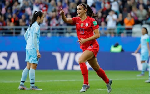 Alex Morgan - Credit: AFP