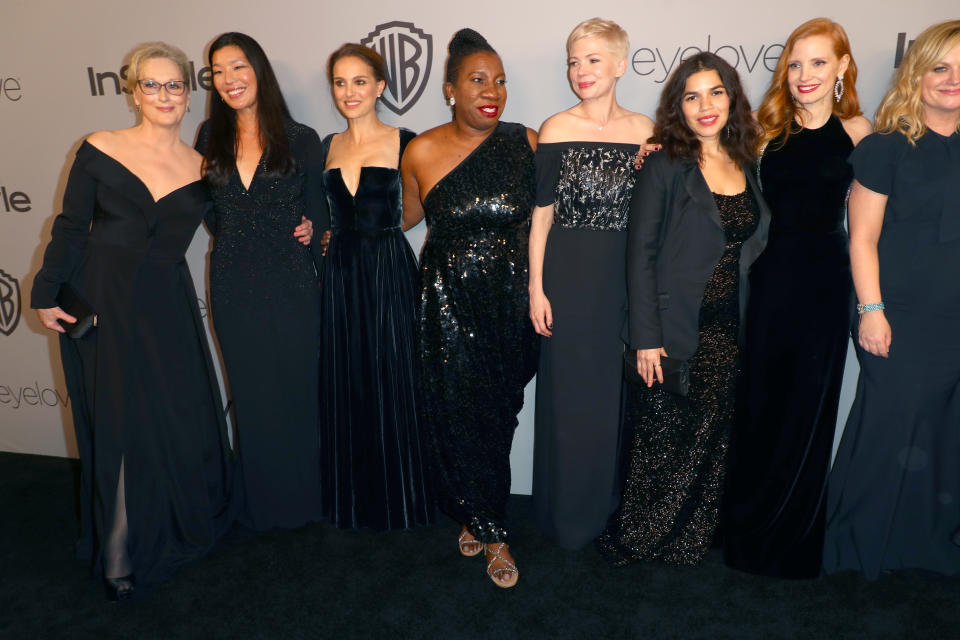 Golden Globes : les stars vêtues de noir