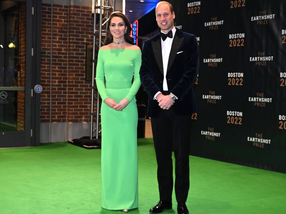 Prinz William und Prinzessin Kate bei der Verleihung des Earthshot Prize im vergangenen Jahr in Boston. (Bild: imago/i Images)