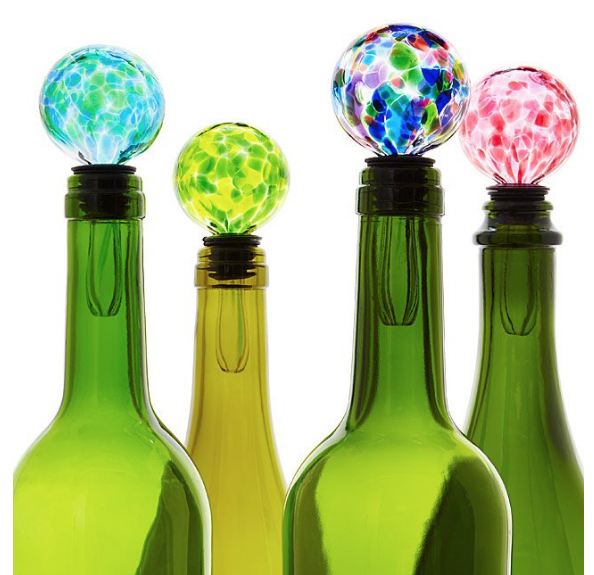 Birthstone Wine Bottle Stopper (UncommonGoods)