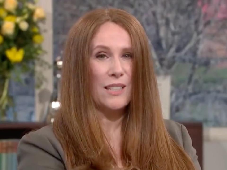 Catherine Tate seemingly hinted at ‘Doctor Who’ return on ‘This Morning’ last month (ITV)