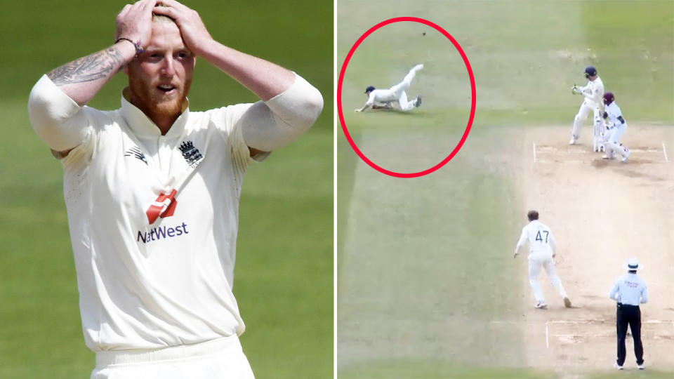 Ben Stokes had fans scratching their heads. Image: Getty/Fox Sports