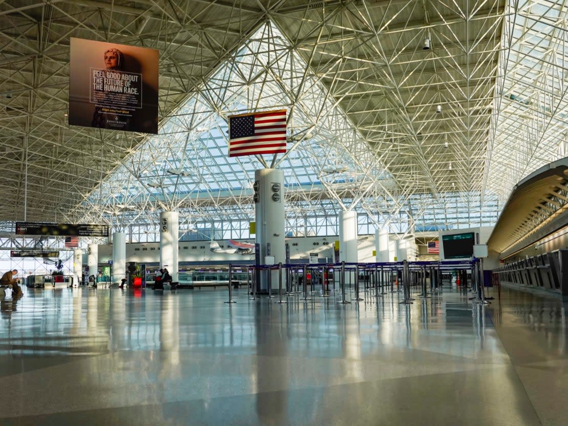 The pair were stopped at BWI airport (Getty Images)