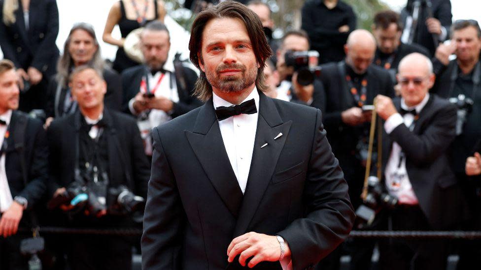 Sebastian Stan attends 'The Apprentice' premiere during the 77th annual Cannes Film Festival, in Cannes, France, 20 May 2024. The movie is presented in competition at the festival which runs from 14 to 25 May 2024.