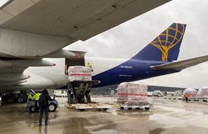 Atlas Air and Turkish Airlines, along with the Turkish Embassy, partner to carry tons of relief supplies to earthquake victims in Turkey and Syria on an Atlas Air 747-8F that departed Washington Dulles International Airport.
