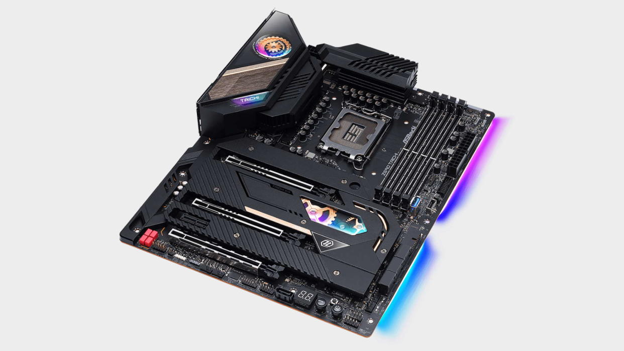  Image of the ASRock Z690 Taichi motherboard. 