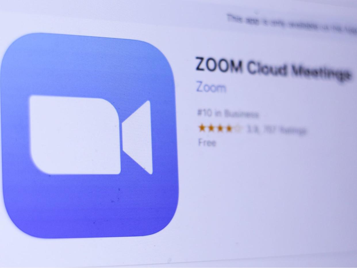 zoom video conferencing app computer