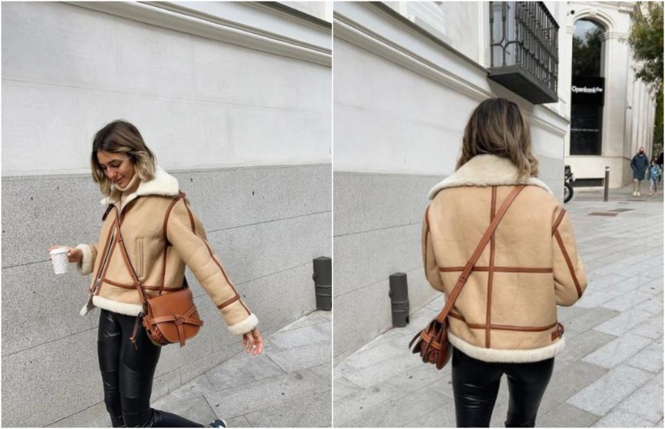 <p>La hija<em> influencer </em>de Paz Padilla combatió el frío de noviembre con un original abrigo de Maje que parece muy calentito. "No soy muy de arriesgar ni de mezclar. Me gustan los tonos neutros y los complementos con una gorrita o unas botas que llamen más la atención", reconoció Anna a ELLE. (Foto: Instagram / <a href="https://www.instagram.com/p/CV3fE7Jo4Sd/" rel="nofollow noopener" target="_blank" data-ylk="slk:@annafpadilla" class="link rapid-noclick-resp">@annafpadilla</a>)</p> 