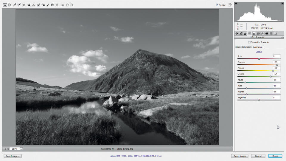 Get the Ansel Adams look in Photoshop