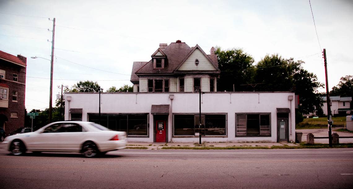 In the early 1950s, a storefront was added to the front of the Briggs House on Hillsborough Street. The house faces demolition unless a buyer comes forward.
