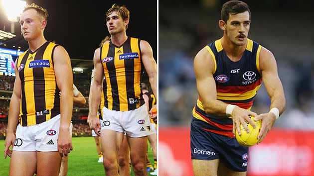 Hawks swing the axe, Walker back. Image: Getty