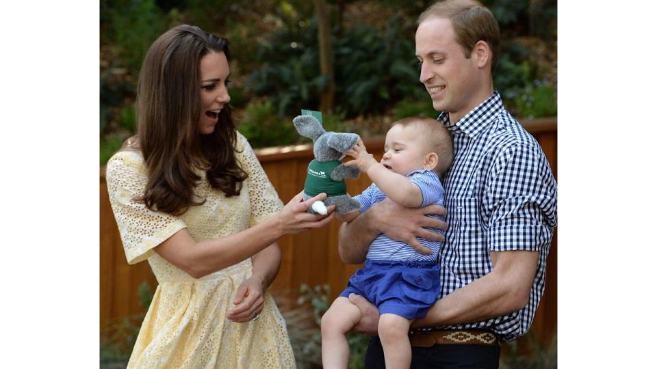 William, Kate and George on royal tour of Australia, 2014