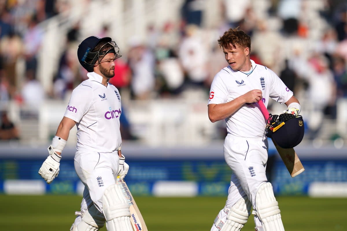 Ben Duckett and Ollie Pope piled on the runs for England against Ireland (PA Wire)