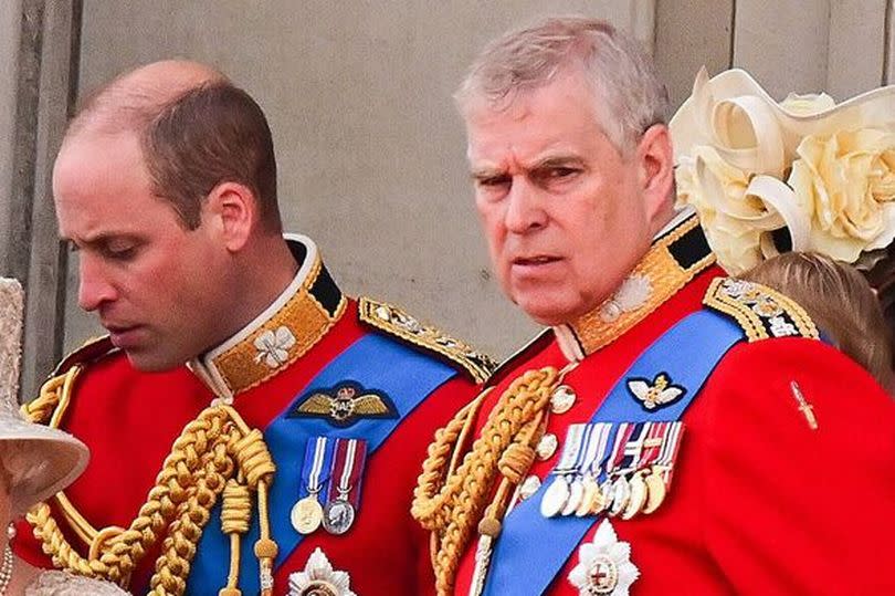 andrew and william in royal garb