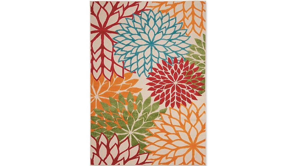 This colorful area rug has a ton of rave reviews.