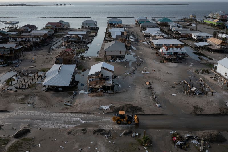 Aftermath of Hurricane Ida in Louisiana