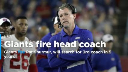 Giants reportedly fire Pat Shurmur