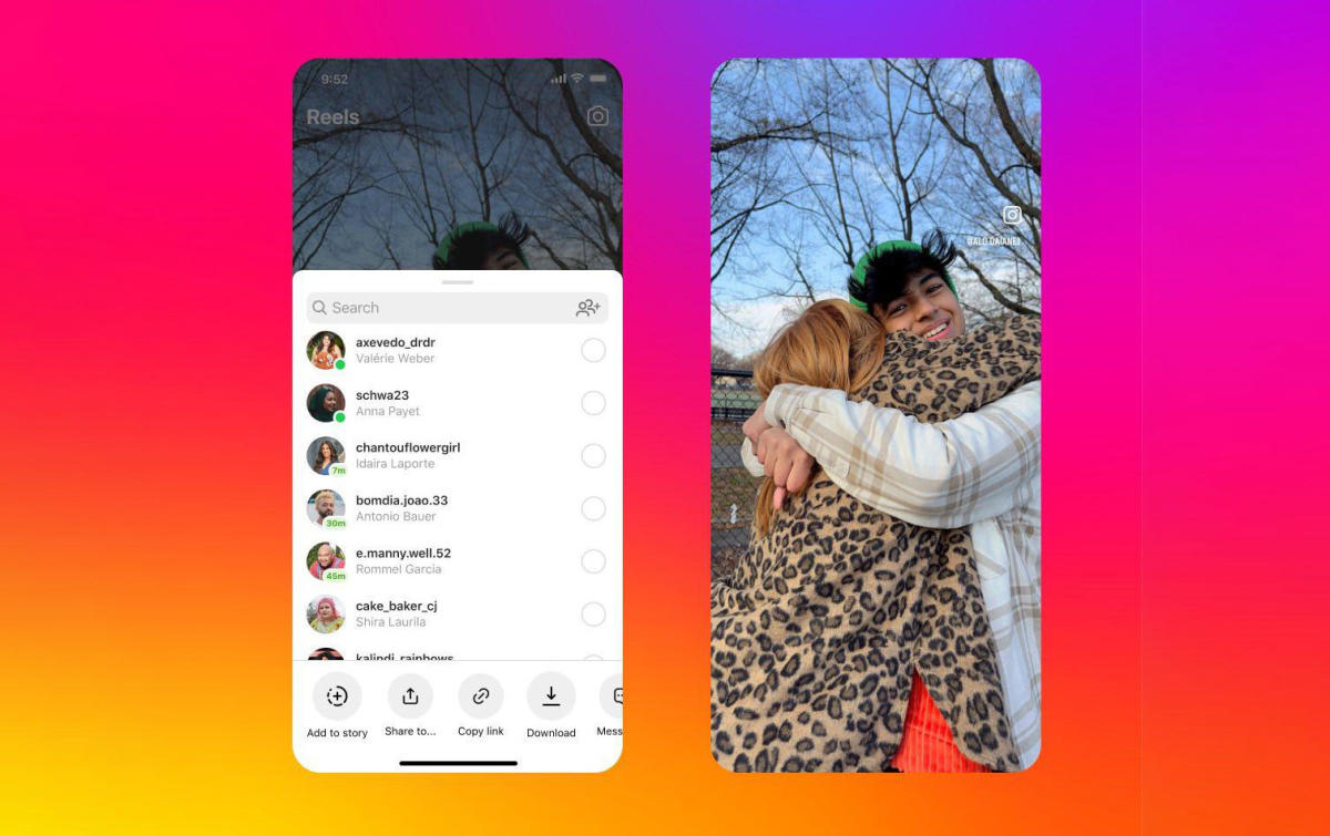 Instagram finally lets users download Reels - engadget.com