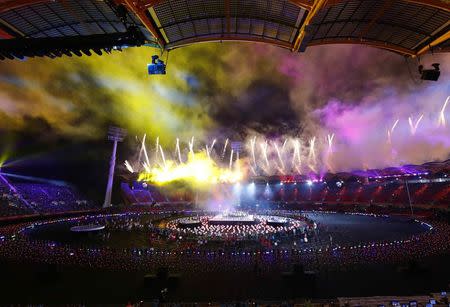 Gold Coast 2018 Commonwealth Games - Closing ceremony - Carrara Stadium - Gold Coast, Australia - April 15, 2018 - General view of the closing ceremony. REUTERS/David Gray