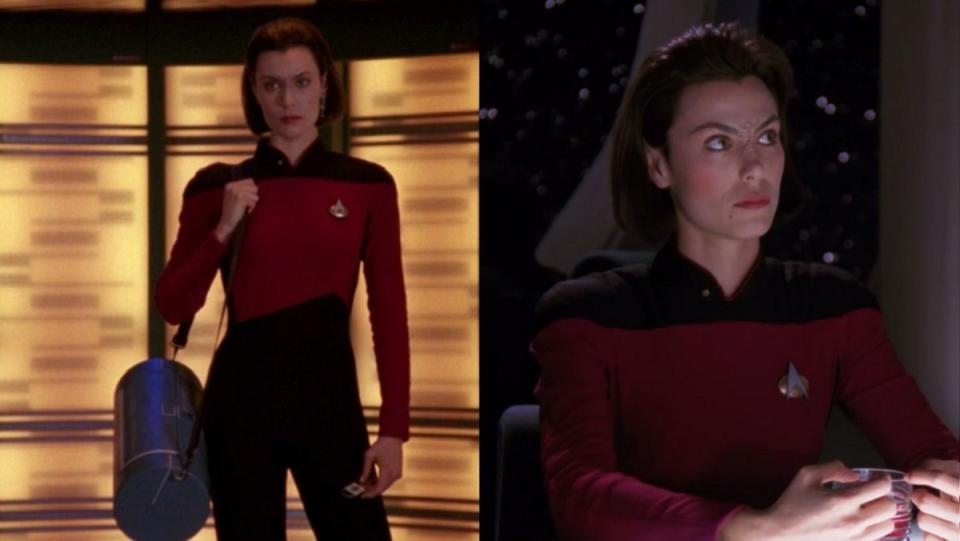 Ro Laren arrives on the Enterprise-D in the fifth season TNG episode "Ensign Ro."