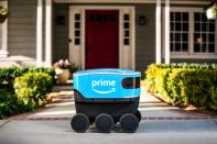 Amazon's Scout sidewalk robot