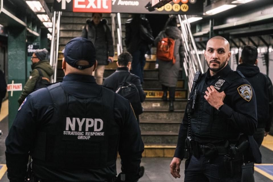 Subway crime was down 23% in March compared to the same time last year, NYPD stats show. Stephen Yang