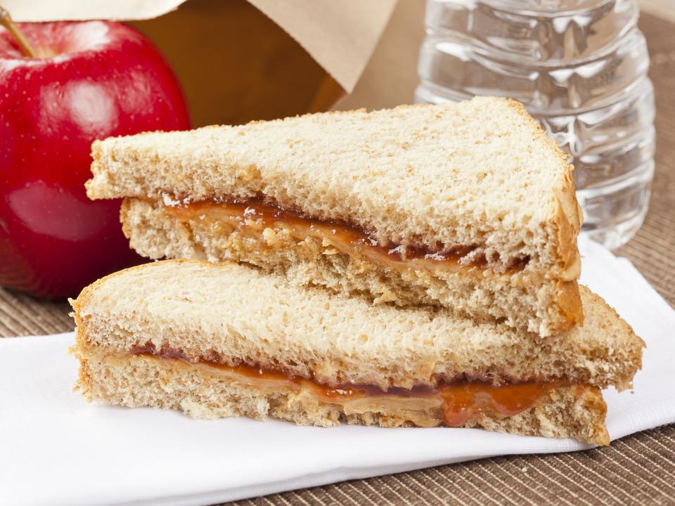 peanut butter jelly sandwich