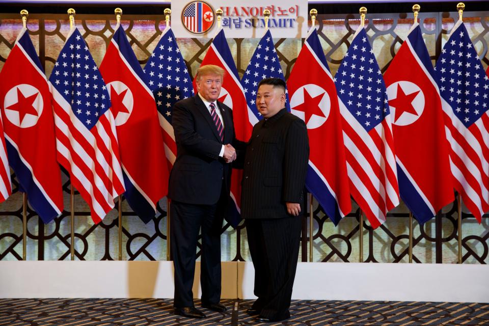 President Donald Trump and Kim Jong Un