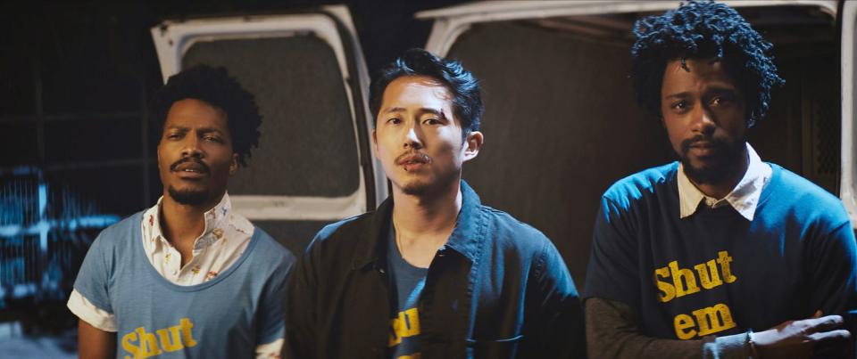 Steven Yeun in Sorry to Bother You