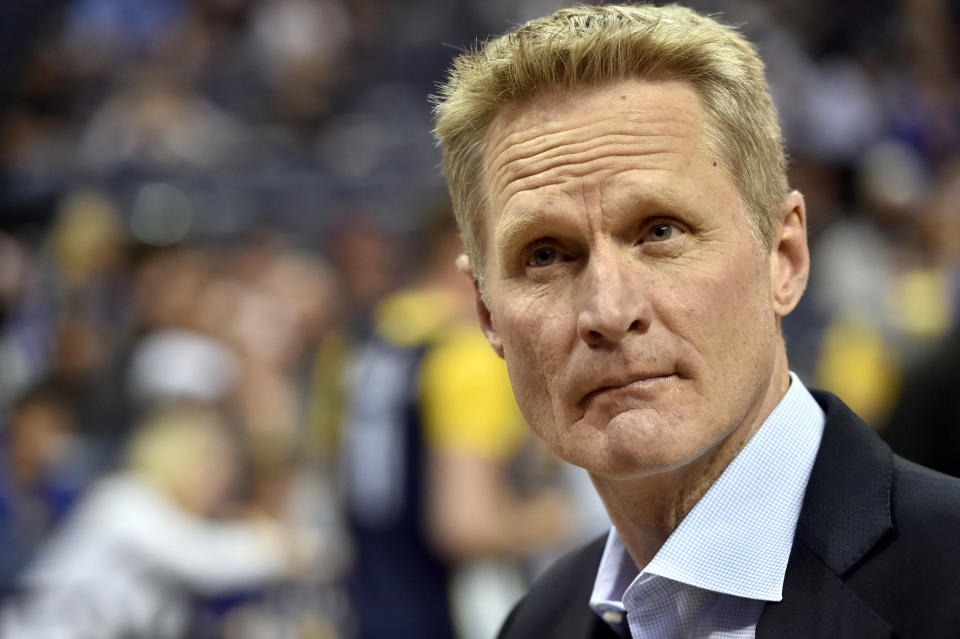 Patrick Beverley now has Steve Kerr complaining to the media about him. (AP)