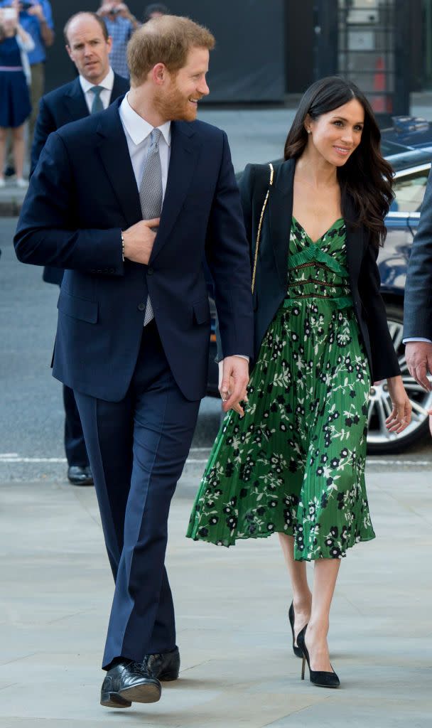 Meghan Markle and Prince Harry attend the Invictus Games Reception at Australia House in London, England.