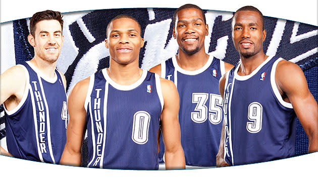 OKC Thunder Unveil New Sleeved Alternate Jersey – SportsLogos.Net News