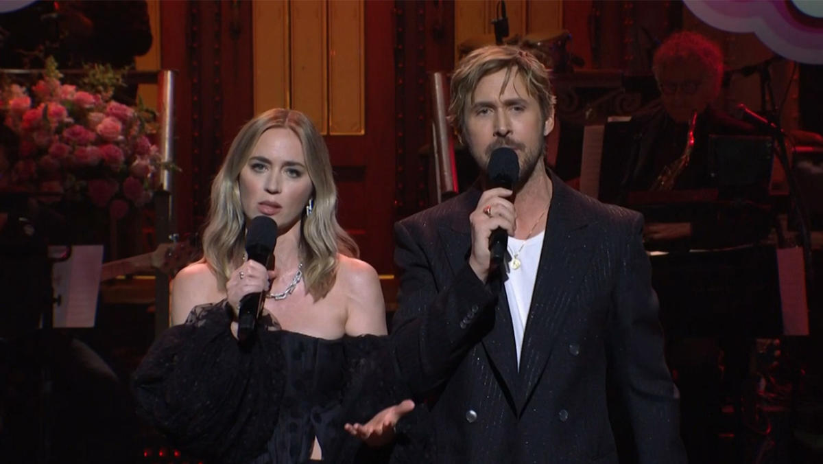 Ryan Gosling and Emily Blunt Process Breakups with Taylor Swift on SNL