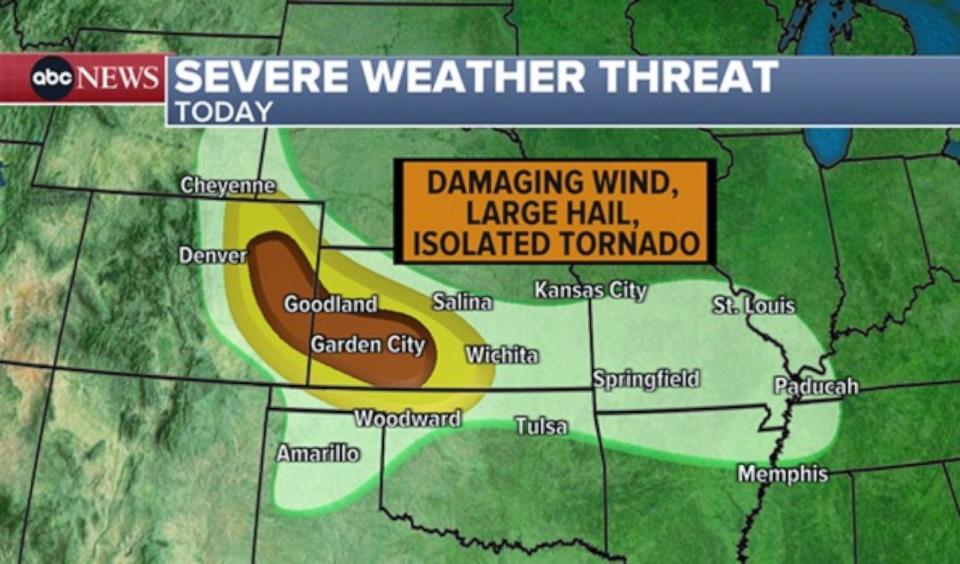 PHOTO: Severe Weather Threat graphic (ABC News)