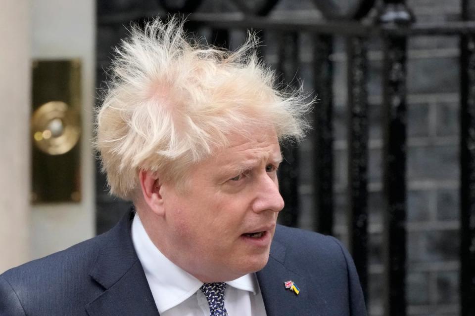 The woman was reportedly ‘shaken and upset’ by her relationship with Boris Johnson (AP)