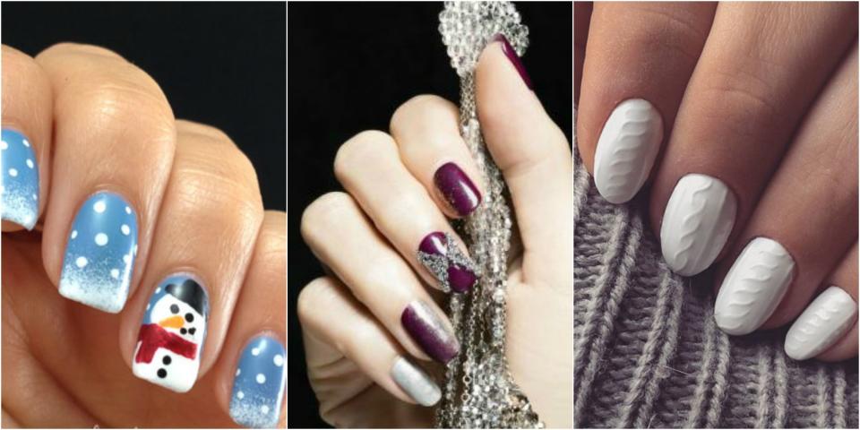 16 Oh-So Merry Winter Nail Art Ideas