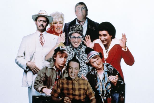 <p>Courtesy Everett Collection</p> The cast of 'SCTV' including Catherine O'Hara and John Candy