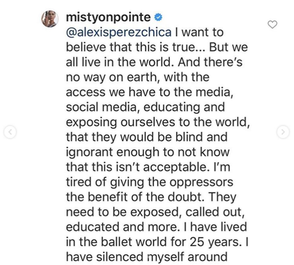 Misty Copeland/Instagram