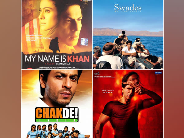 Posters of SRK's films (Image source: Instagram)