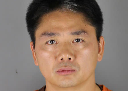 JD.com founder Richard Liu, also known as Qiang Dong Liu, is pictured in this undated handout photo released by Hennepin County Sheriff's Office, obtained by Reuters September 23, 2018. Hennepin County Sheriff's Office/Handout via REUTERS