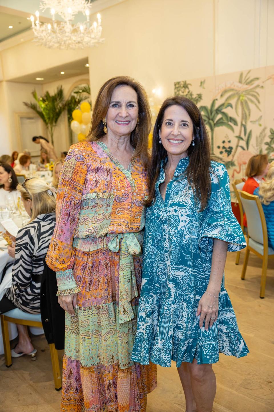 Kathy Leone and Marie Unanue at the Children's Home Society of Florida 3rd Annual Spring Luncheon at The Colony Hotel on March 1.