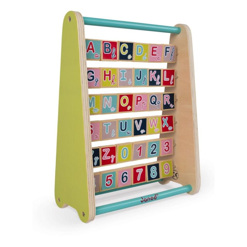 14) Baby Forest Wooden Alphabet Abacus