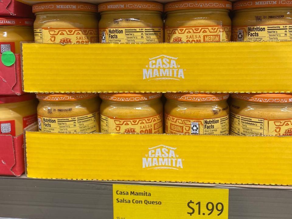 aldi queso display