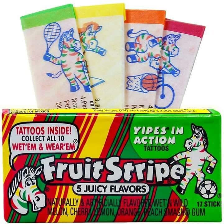 Fruit Stripes gum