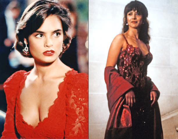 Talisa Soto in License to Kill (1989) and Sophie Marceau in The World is Not Enough (1999)