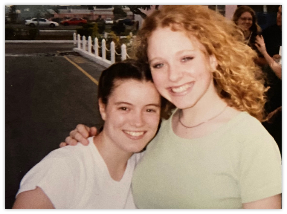 Michelle Poulsen and Joy McCullough were youth group members at The Chapel in the late 1990s.