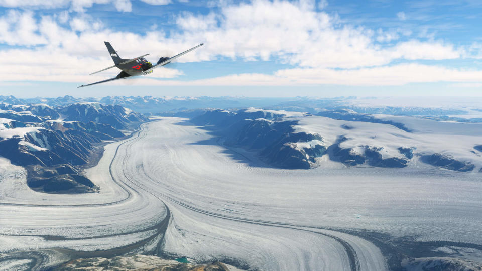 Microsoft Flight Simulator world update XV expands on the Nordics and Greenland.